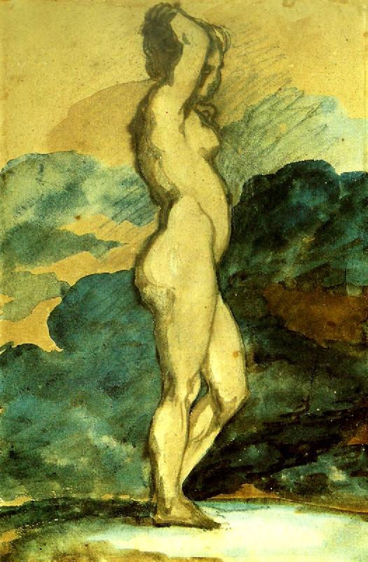 Theodore   Gericault femme nue